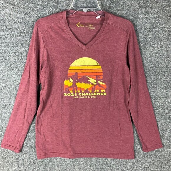 Leslie‎ Jordan T-Shirt Large 2021 Challenge Women's Long Sleeve Cotton Blend - Picture 1 of 8